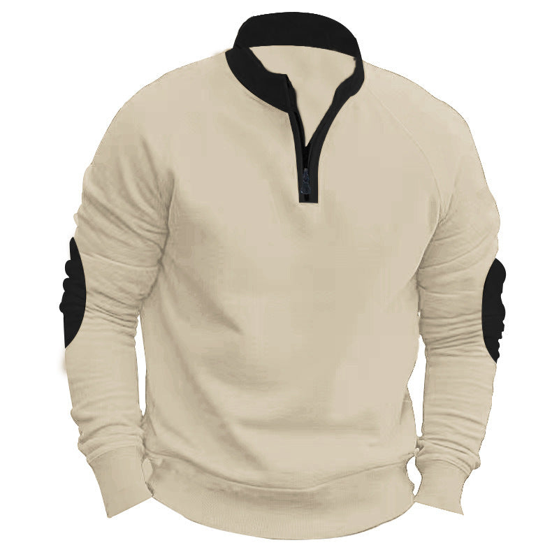 Amarae men's sporty sweater with zipper