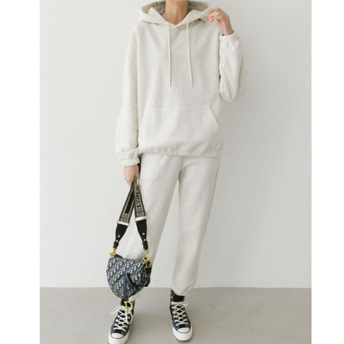 Women's Casual Hoodie and Jogging Pants Set with Elastic Waistband and Practical Pockets Chic & Stil