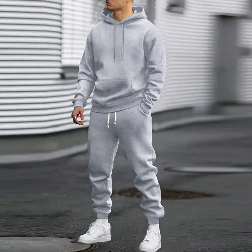 Men's sporty hoodie tracksuit made of high-quality sweat fabric Chic & Stil