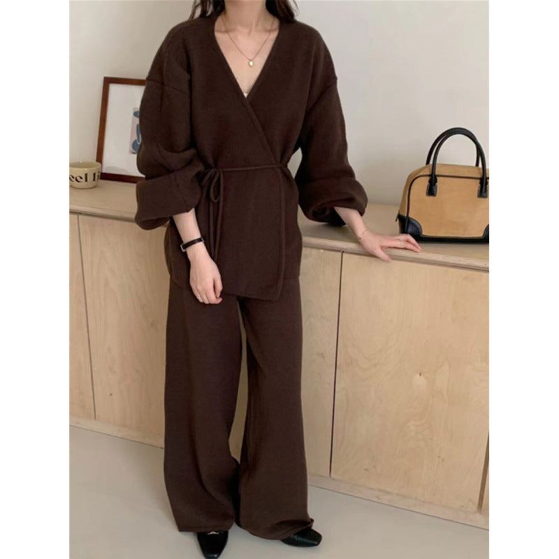 Veste enveloppante pour femmes avec coupe large et ceinture Chic & Stil