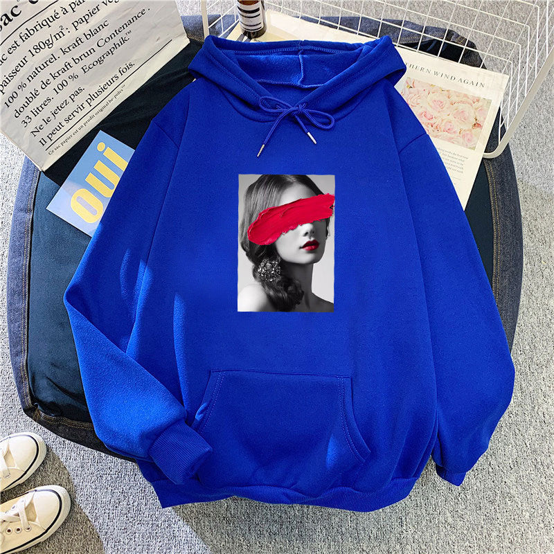 Women's hoodie with creative art design Chic & Stil