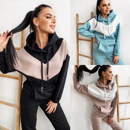 Amarae women's sporty hoodie and jogger pants set