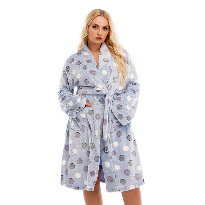 Ladies Chic and Stylish Polka Dot Nightgown