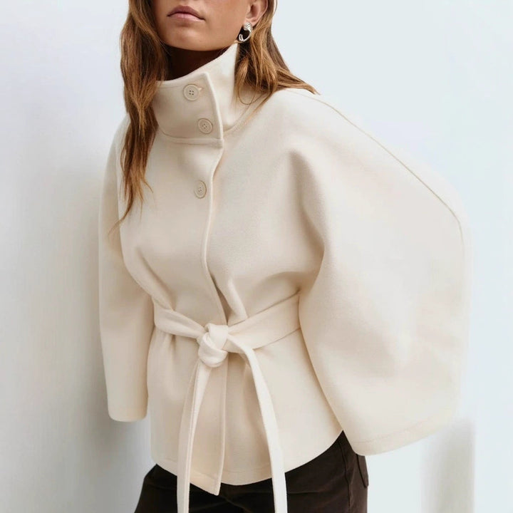 Winter jacket for women with modern cut and belt Lune London