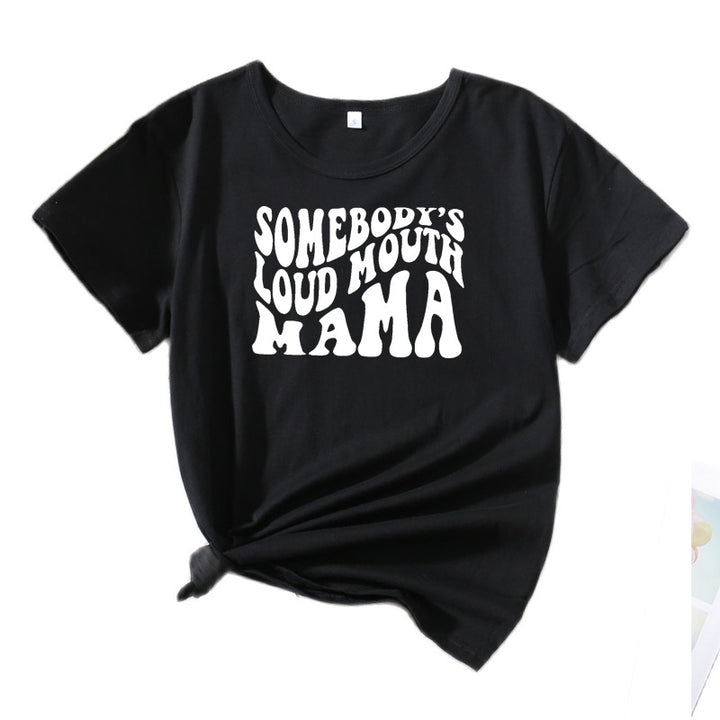 Ladies casual chic graphic T-shirt
