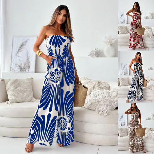 Ladies Sleeveless Wide Pants Amarae