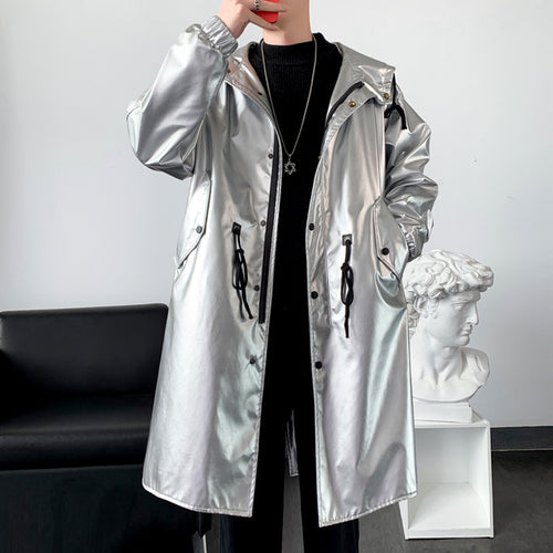 Veste de pluie réfléchissante pour hommes avec zone de capuche ajustable et poches pratiques Amarae