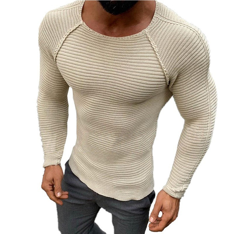 Men's Long Sleeve Shirt with Textured Design Lune London