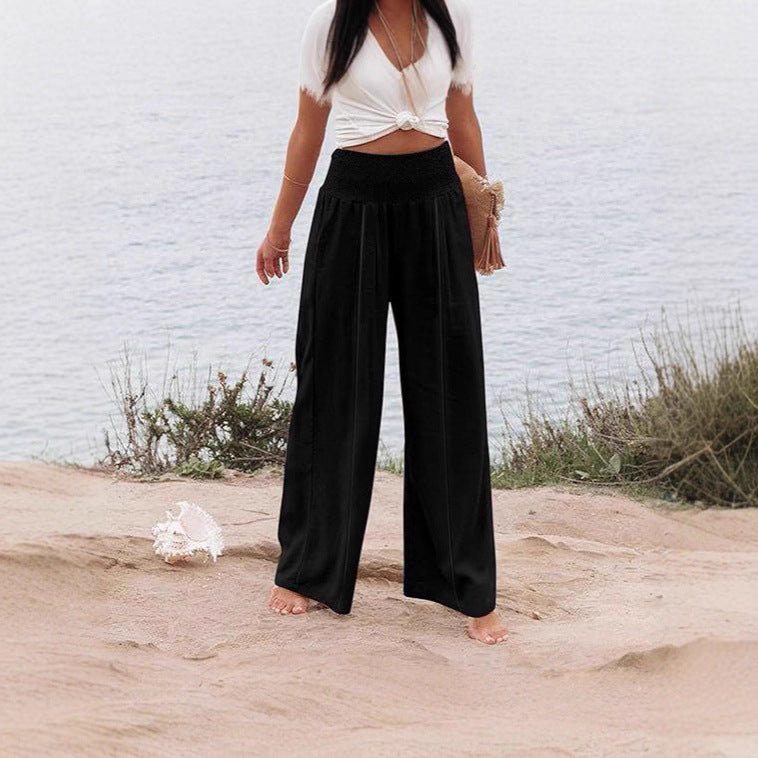Ladies Elegant and airy palazzo pants Lune London
