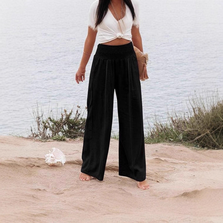 Ladies Elegant and airy palazzo pants Lune London