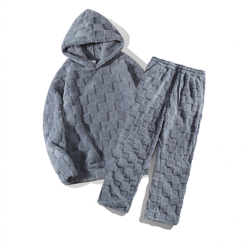 Women's plush sweatshirt set with hood and great wearing comfort Amarae