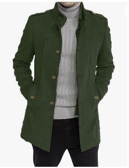 Fashionable leisure jacket for men with protective collar and practical side pockets Lune London