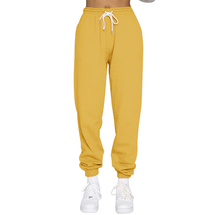 Comfortable women's joggers with adjustable waistband and elastic cuffs Lune London