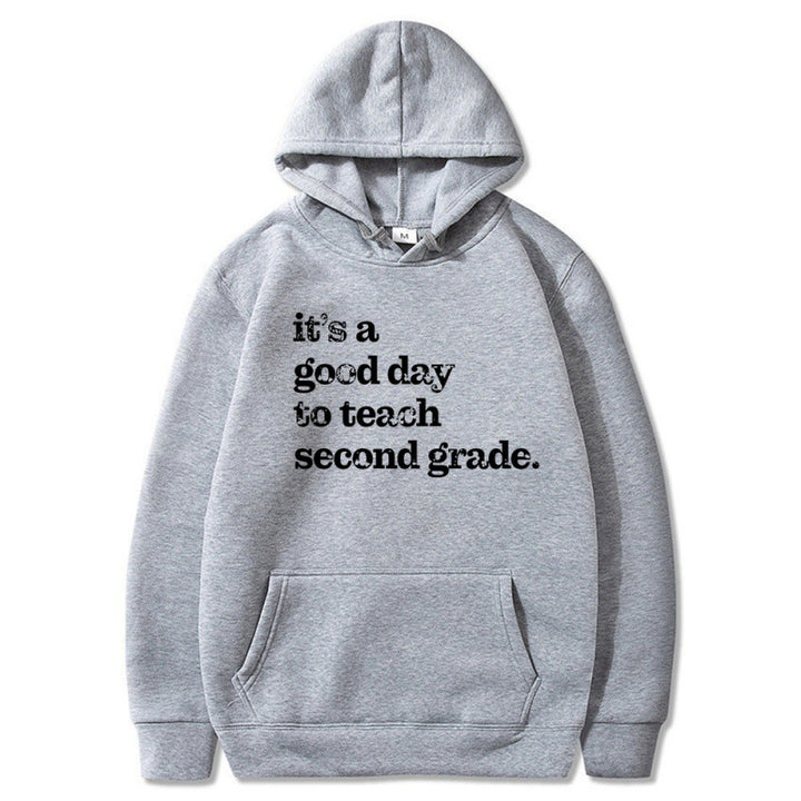 Women's hoodie with inspiring teacher quote and comfortable fit Lune London