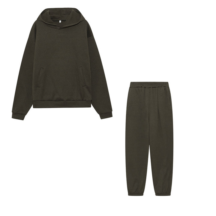 Ensemble de sweat à capuche sportif et de pantalon de jogging Chic & Stil pour femmes