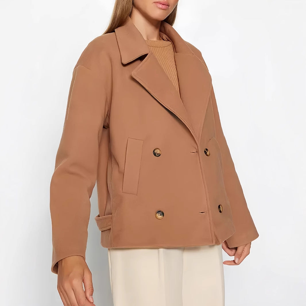 Women's stylish elegant double-breasted coat Lune London