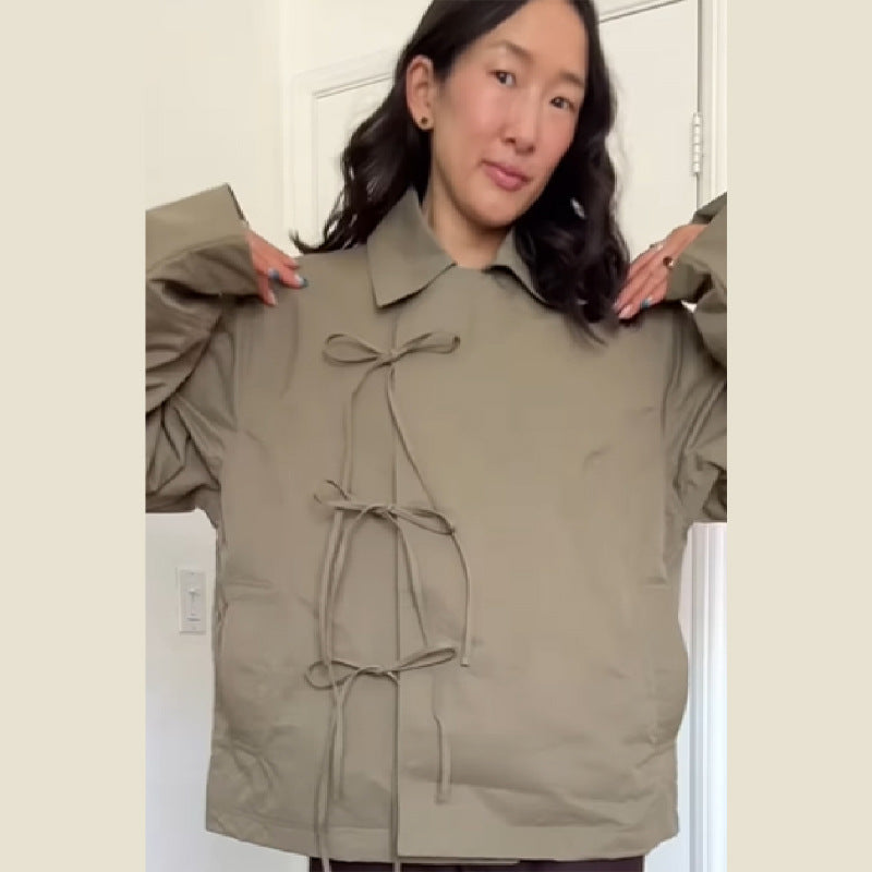 Leisure jacket for women with modern belts and a casual fit Lune London
