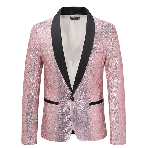 Ladies Sequin Tuxedo Jacket Chic and Style