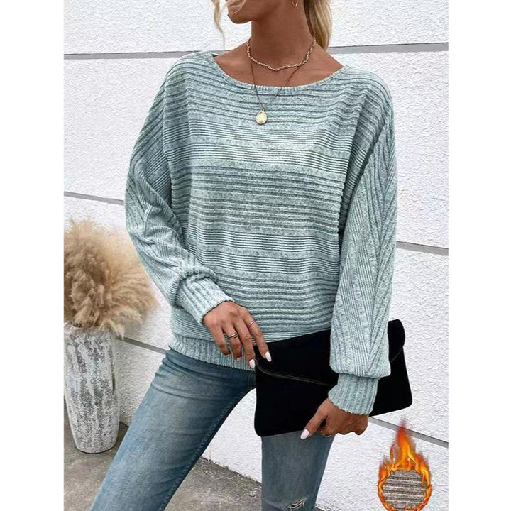 Pull texturé décontracté pour femme à coupe ample Chic & Stil