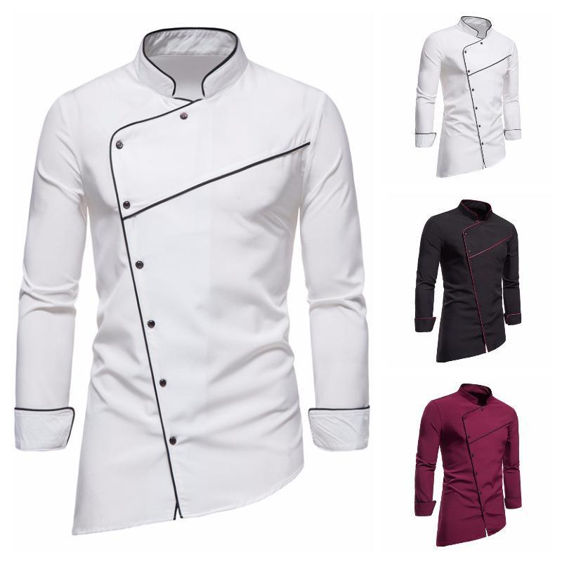 Men's chef jacket with precious contrasts and high-quality finish Lune London