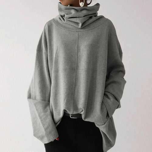 Amarae | Trendy solid-color turtleneck sweater
