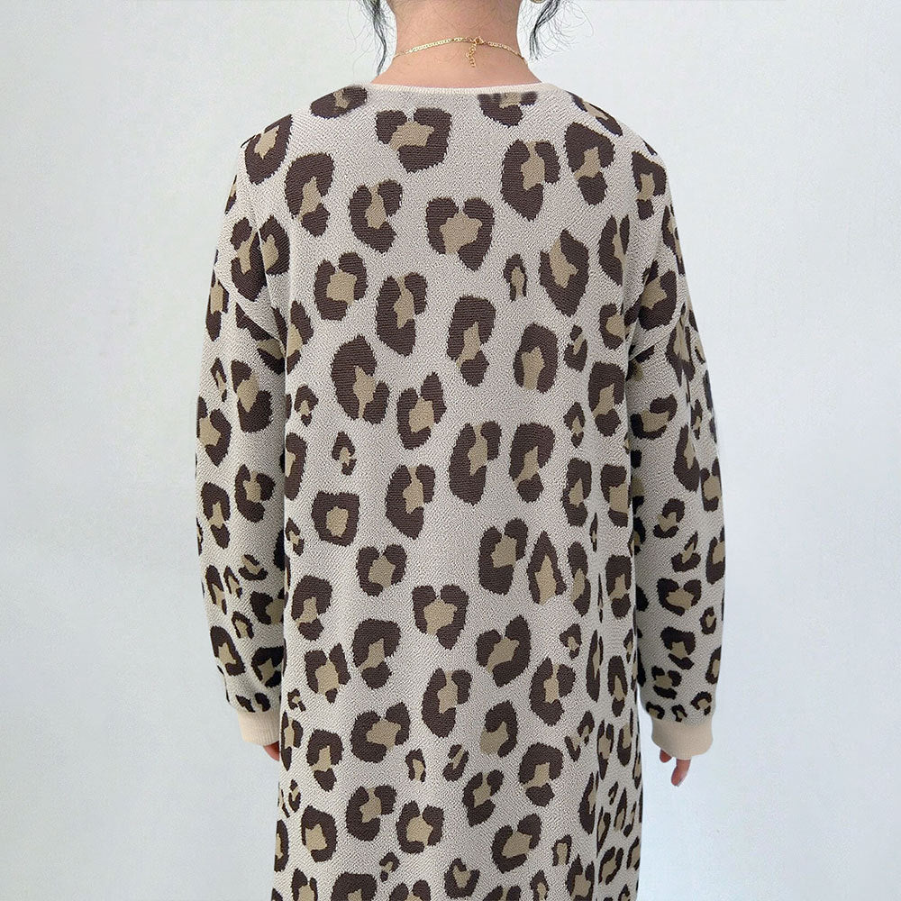 Gilet pour femmes avec motif léopard et poches pratiques Chic & Stil