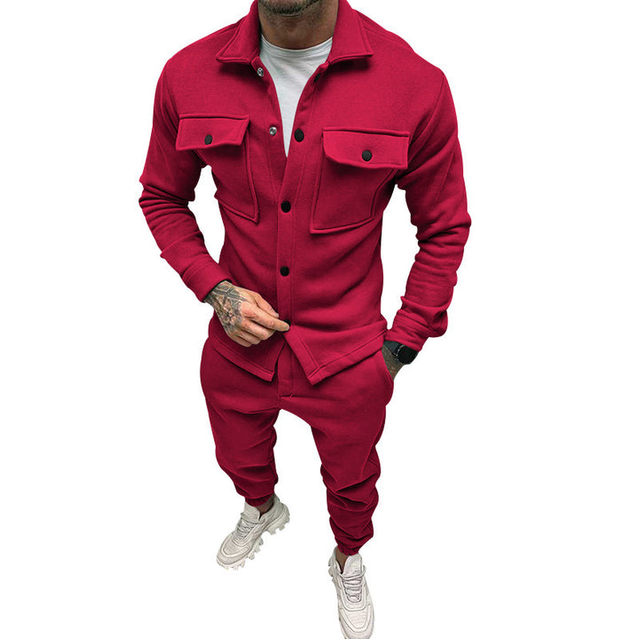 Modern leisure suit for men with practical pockets Amarae