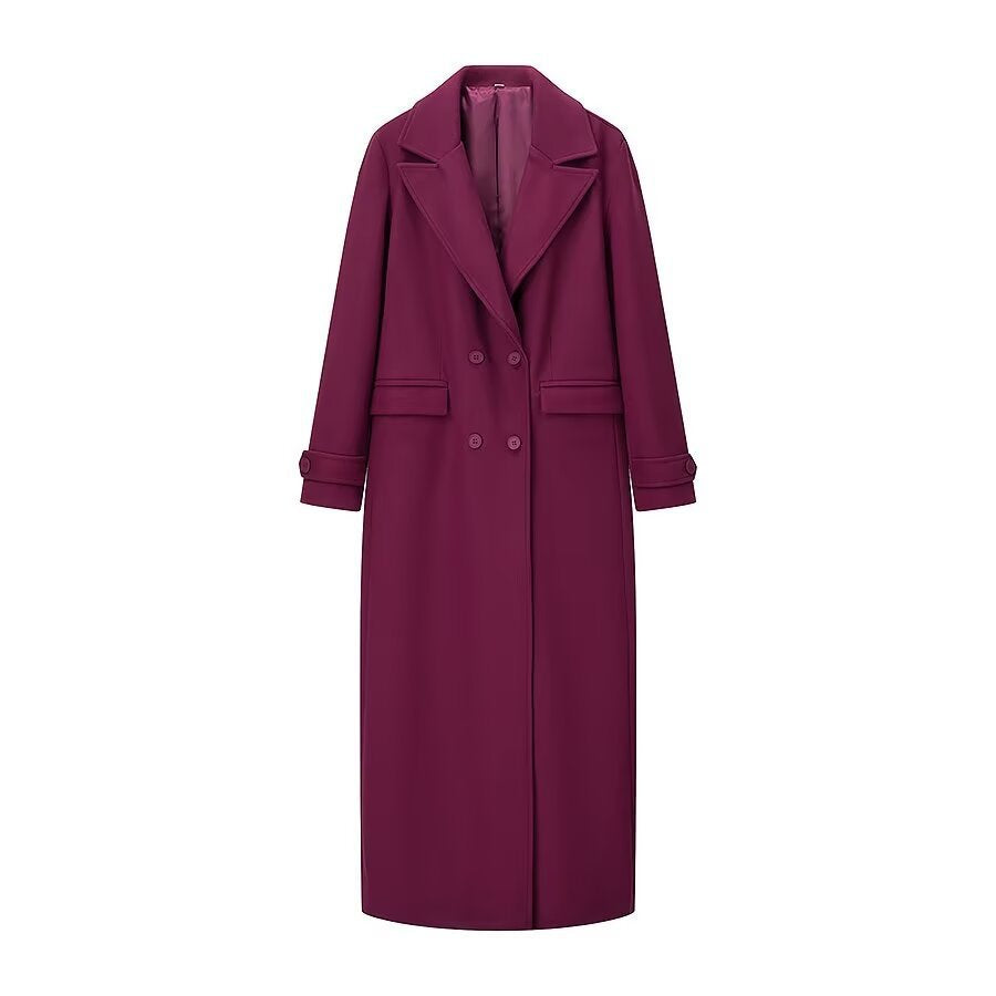 Manteau trench élégant pour femmes avec design à double boutonnage Chic & Stil