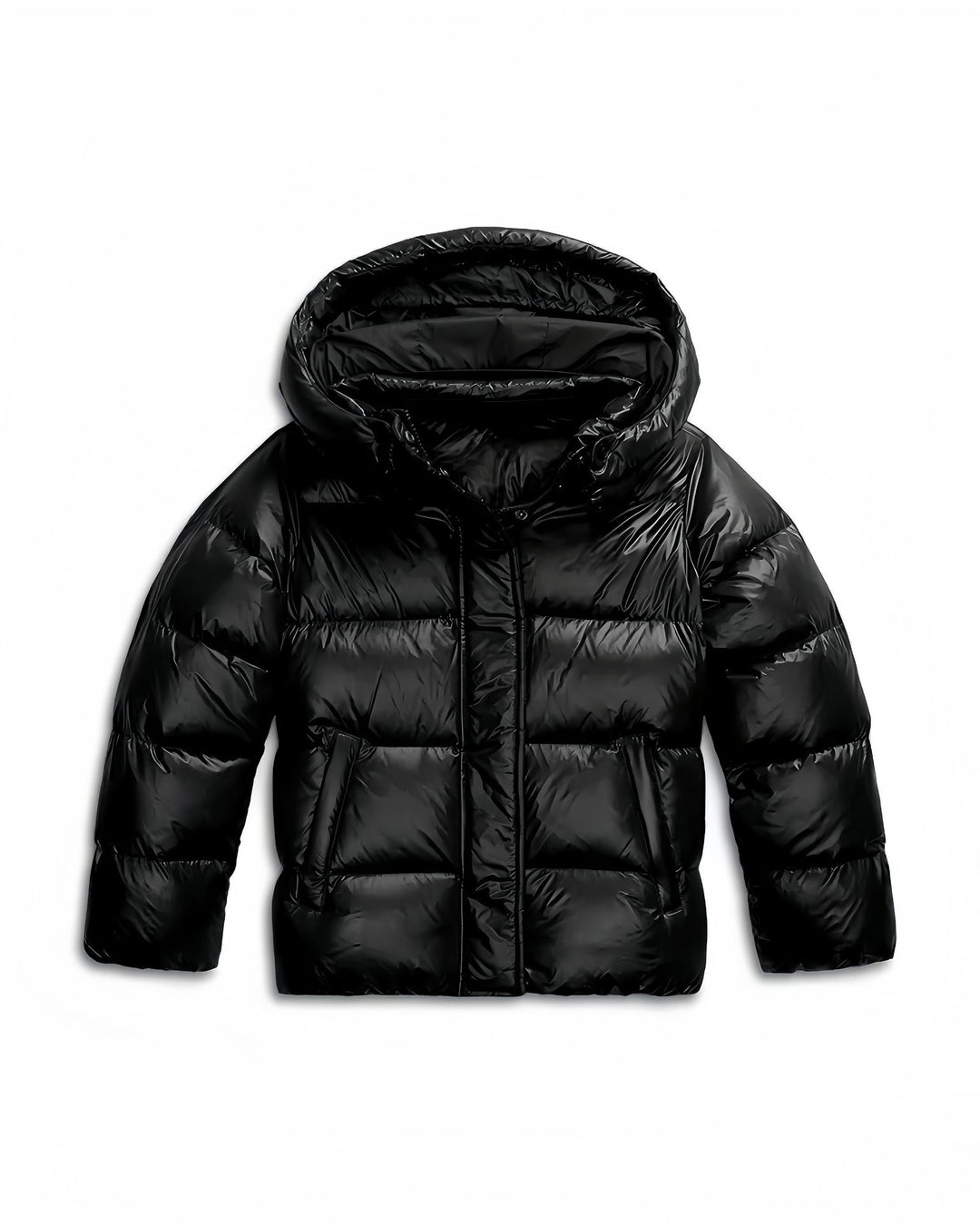 Ladies quilted sports jacket with hood Lune London