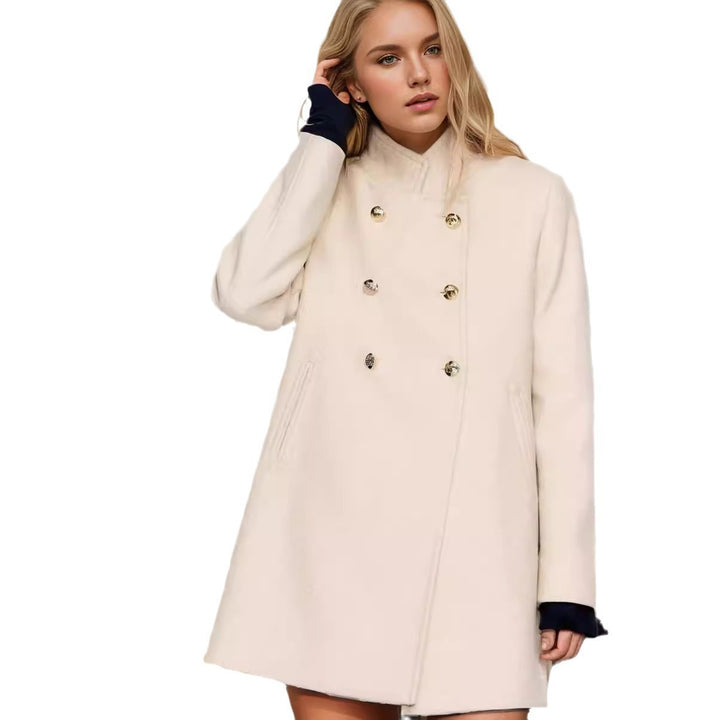 Women double-breasted coat modern cut Lune London
