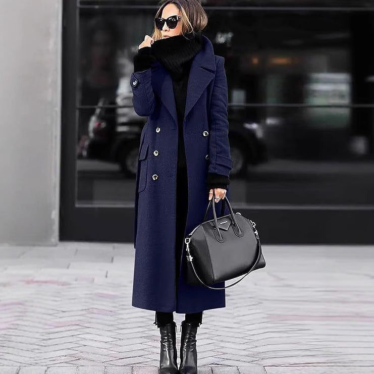 Ladies elegant wool coat Lune London