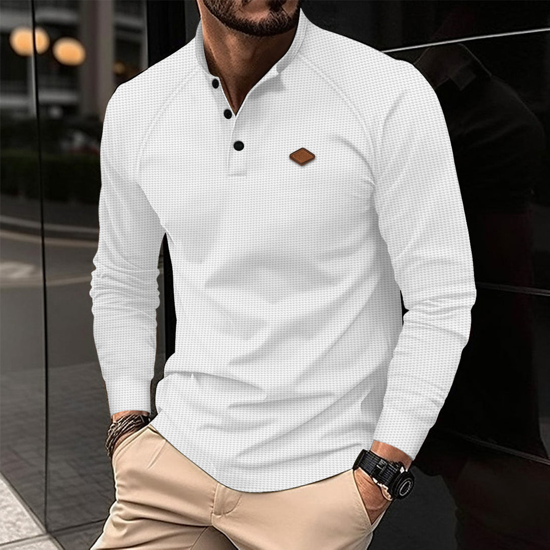 Men's long sleeve shirt with a trendy design and practical details Lune London