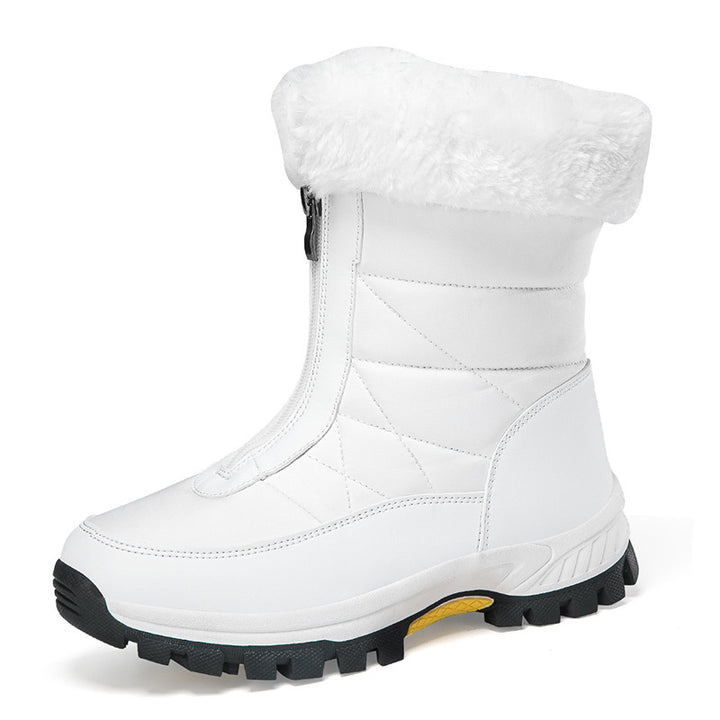Women's Insulated Thermal Winter Boots with Zipper and Non-Slip Tread Sole Amarae