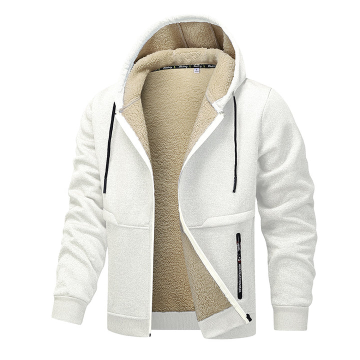 Warm fleece jacket for men with functional cut Lune London