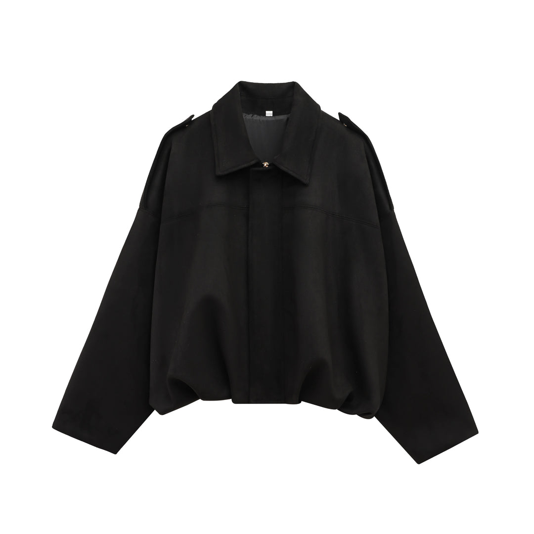 Veste blouson décontractée pour femmes en matériau doux et avec des détails modernes Chic & Stil