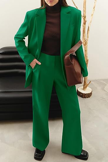 Women Elegant and Comfortable Blazer Set Chic Und Stil