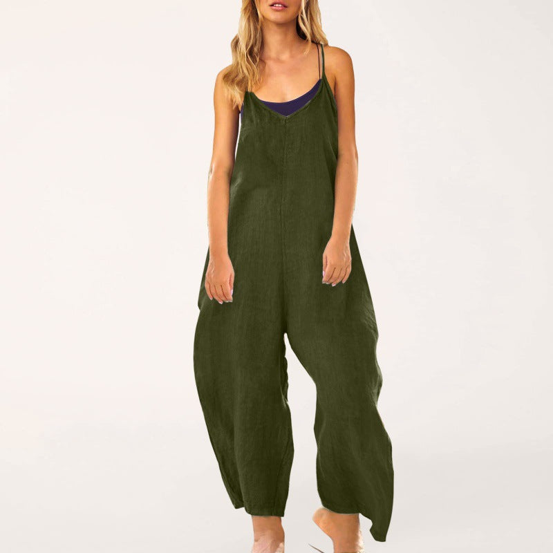 Ladies sleeveless jumpsuit Lune London