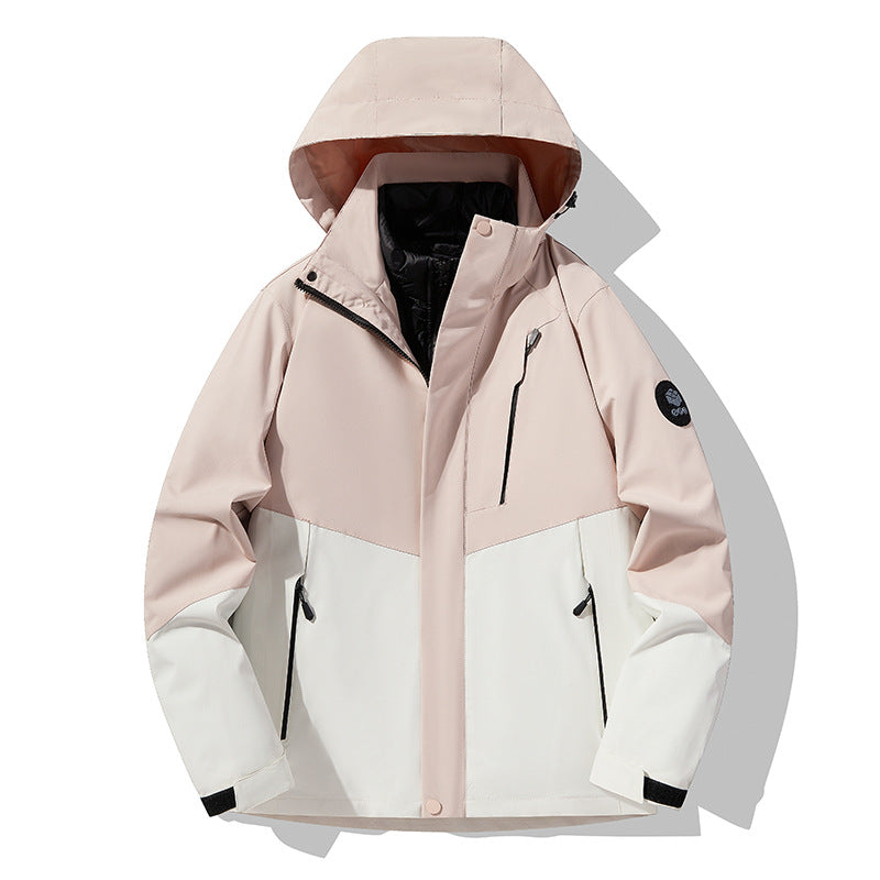 Men's triple combinable functional jacket with detachable quilted vest Amarae
