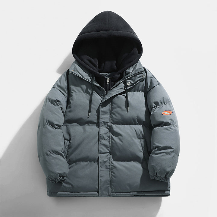 Ladies winter down jacket with integrated hood Amarae