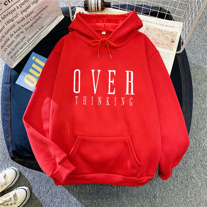 Women's hoodie with creative typography design Chic & Stil