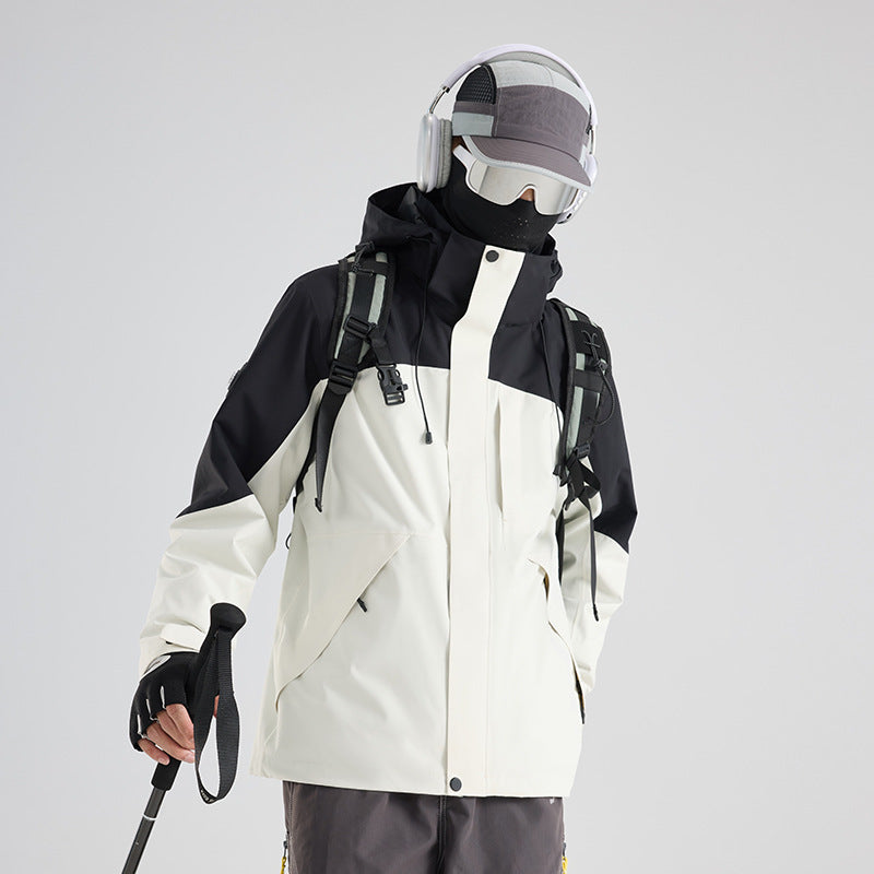 Women's waterproof, breathable functional parka with hood and loose fit Amarae
