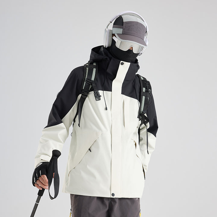 Women's waterproof, breathable functional parka with hood and loose fit Amarae
