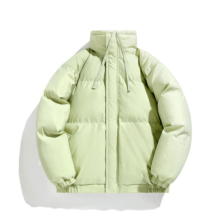 Insulated transition jacket for women with high collar and practical pockets Lune London