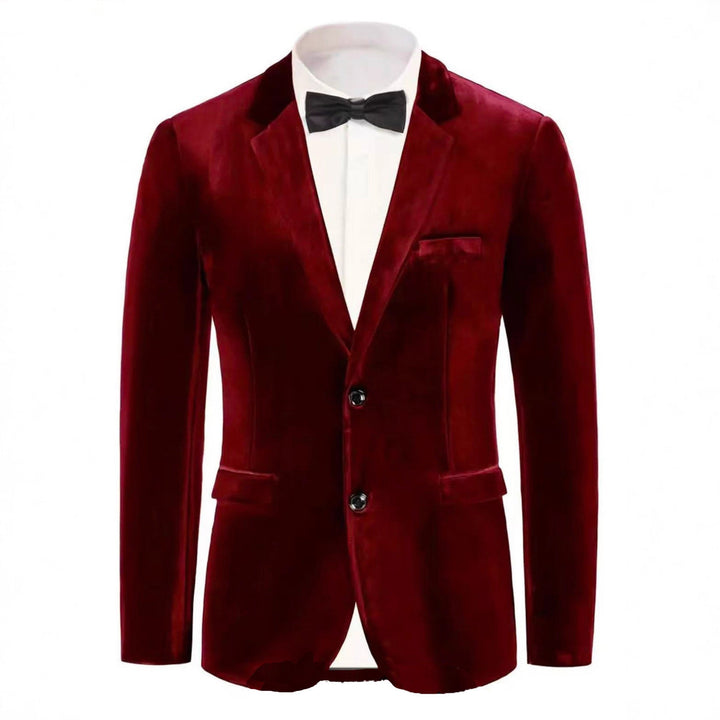 Men's Noble Velvet Blazer with Finesse Chic Und Stil