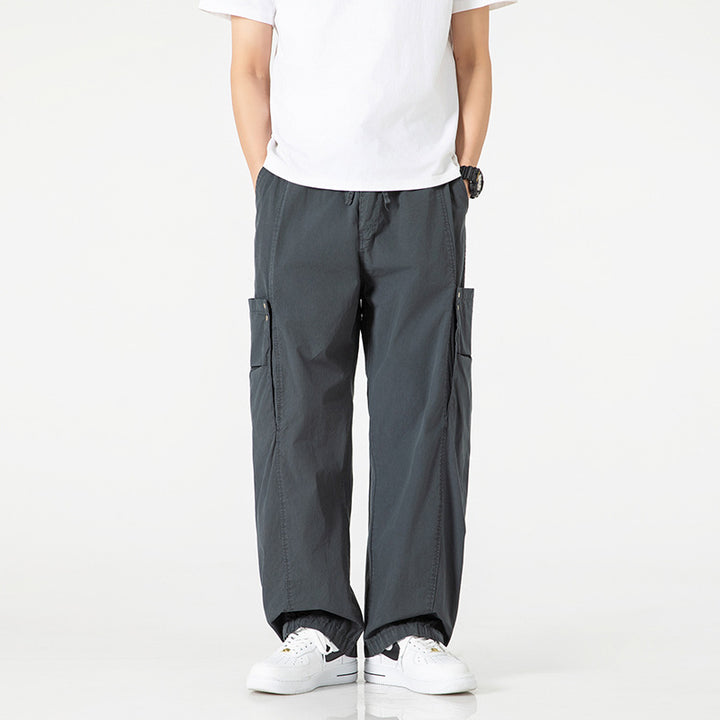 Casual cargo pants for men with practically designed pockets Lune London