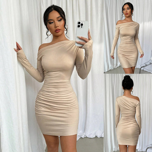 Women Mini Ruffle Off-Shoulder Dress Amarae