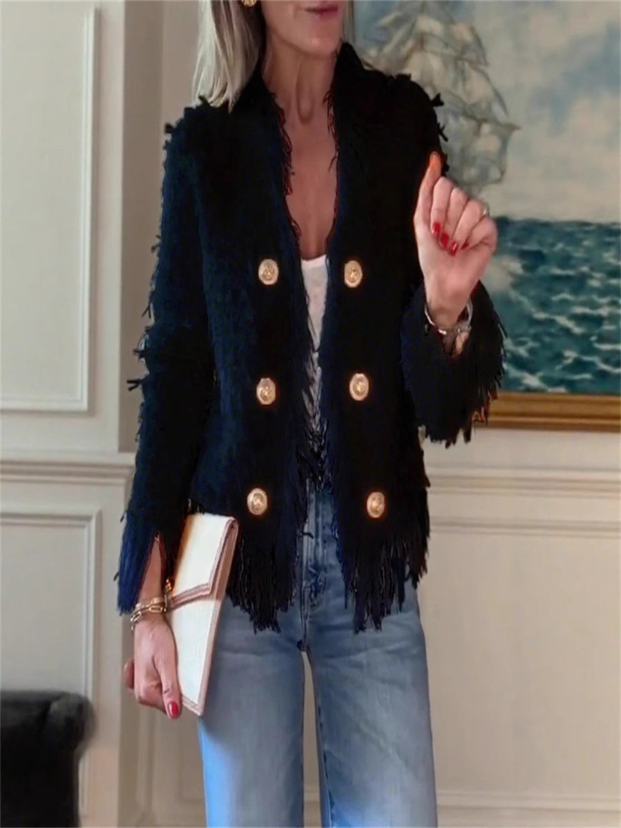 Lune London | Ladies fashionable fringed jacket
