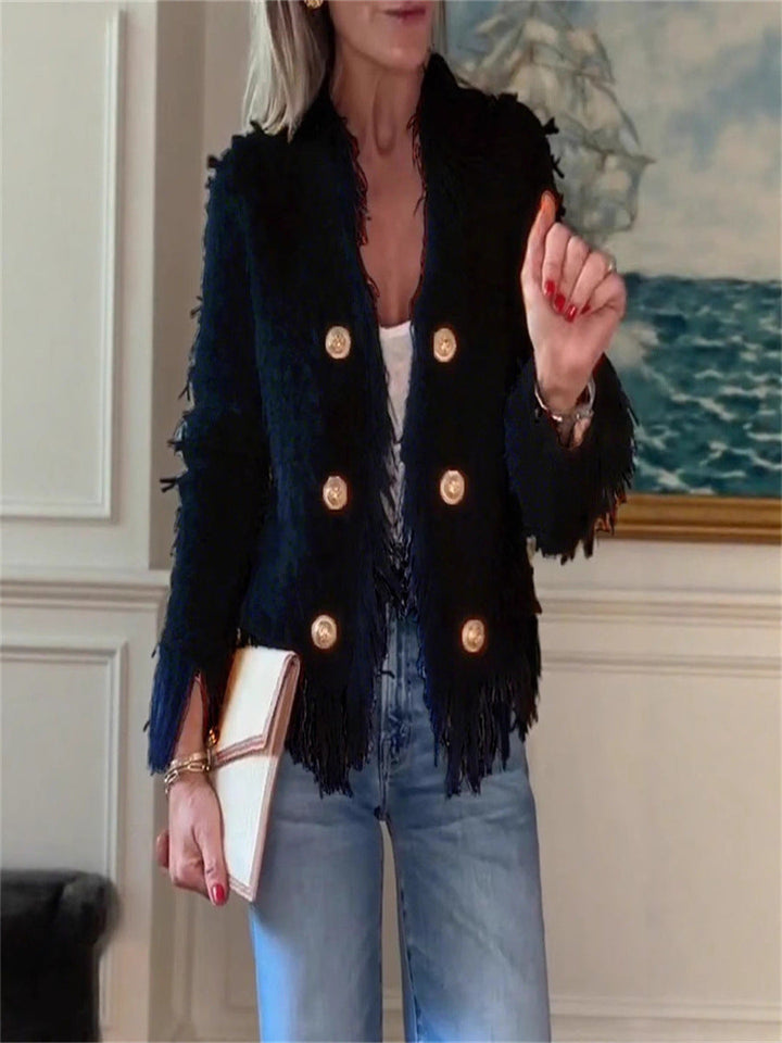 Lune London | Ladies fashionable fringed jacket