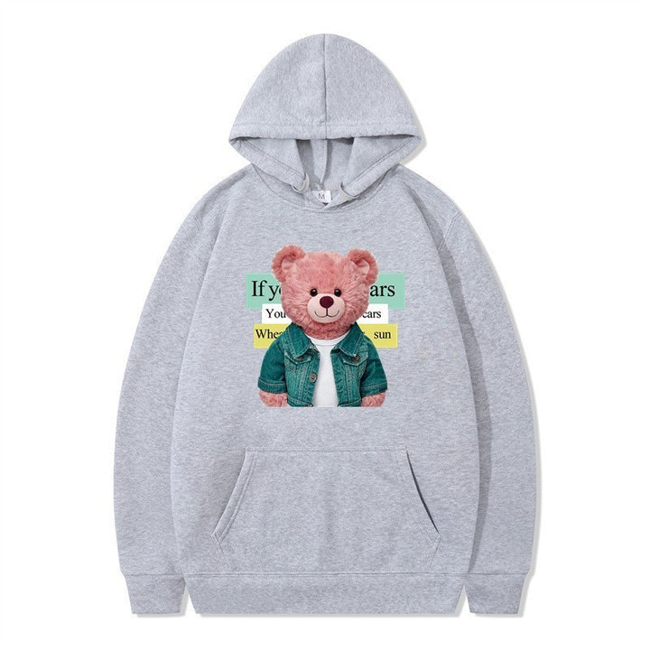 Women Hoodie with cute bear motif Chic & Stil