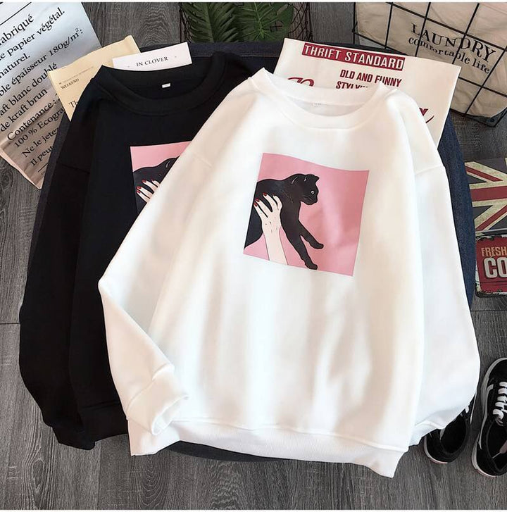 Women's casual sweatshirt with creative animal design Chic & Stil